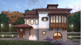 Proiect casa traditionala parter + etaj + mansarda (170 mp) - Resedinta Munteanu